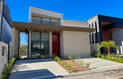 Casa térrea sensacional no condomínio fechado sunville – litoral sul de joão pessoa ️