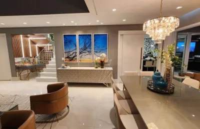 Casa para venda em alphaville totalmente mobiliada no condomínio burlemarx