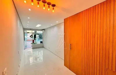 Sala comercial reformada para locação - 32m² | centro comercial de alphaville/barueri.