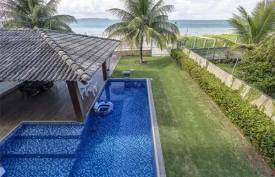 Casa em condomínio para venda em itaparica, ponta de areia, 3 dormitórios, 3 suítes, 5 banheiros, 4 vagas