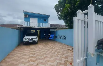 Sobrado 3 quartos no balneário inajá, 180m² de área total.