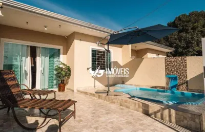 Casa com 2 dormitórios à venda, 54 m² por r$ 390.000,00 - balneário currais - matinhos/pr