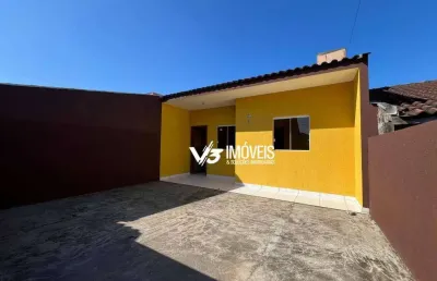 Casa com 2 dormitórios à venda, 48 m² por r$ 235.000,00 - rio da onca - matinhos/pr