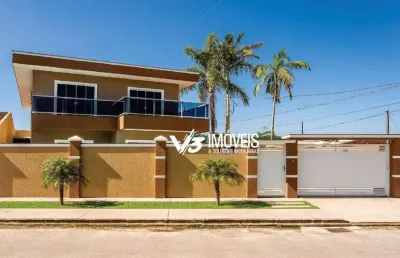 Sobrado com 4 dormitórios à venda, 269 m² por r$ 1.550.000,00 - bom retiro - matinhos/pr
