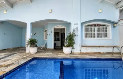 Casa com piscina - 3 dormitórios - parque oásis - peruíbe