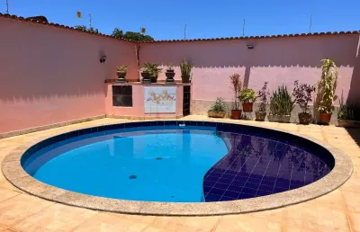 Linda casa, 3/4, suíte, na laje, 360m2 lote, 216m2 constr, jd taquaral, pirenópolis