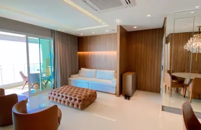 Apartamento de alto padrão à venda no península way – península ponta d’areia, 3 suítes, 186m², vista mar