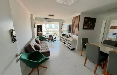 Apartamento à venda no condomínio nautic – península, 2 quartos, 70m², nascente, vista livre e dce