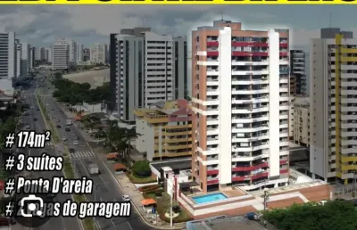 Apartamento à venda no portal da enseada – ponta d’areia, 3 suítes, mobiliado, vista mar e 2 vagas