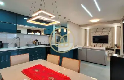 Apartamento garden de alto padrão a venda na praia de palmas com  03 suítes + 05 vagas