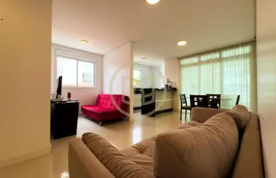 Apartamento mobiliado, 150 metros da praia de palmas - venda