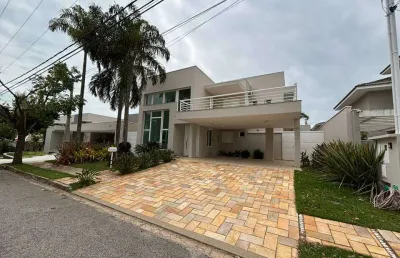 Portal do paraíso - 4 suítes - 6 vagas - at 510m² - ac 410m² - piscina