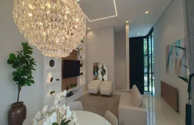 Reserva da serra - 3 suítes - 4 vagas - ac 237m² - térrea