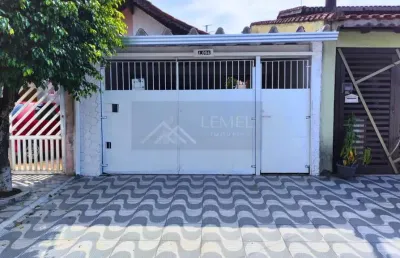 Casa geminada para venda em praia grande, maracanã, 2 dormitórios, 1 suíte, 1 banheiro, 2 vagas