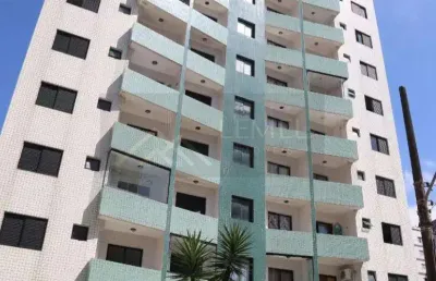 Apartamento para venda em praia grande, ocian, 1 dormitório, 1 banheiro, 1 vaga