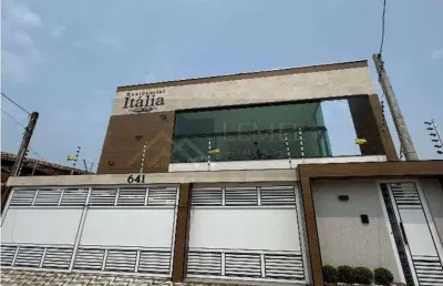 Casa em condomínio para venda em praia grande, maracanã, 2 dormitórios, 1 suíte, 1 banheiro, 1 vaga