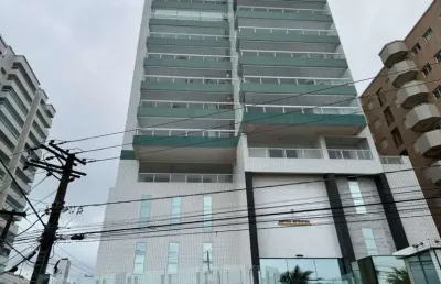 Apartamento para venda em praia grande, vila caiçara, 1 dormitório, 1 banheiro, 1 vaga