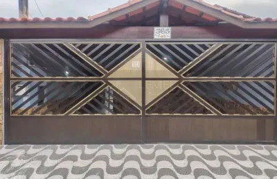 Casa geminada para venda em praia grande, jardim real, 2 dormitórios, 1 suíte, 1 banheiro, 2 vagas