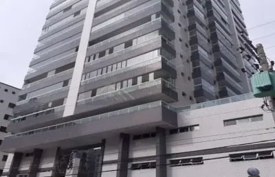 Apartamento para venda em praia grande, ocian, 3 dormitórios, 2 suítes, 1 banheiro, 2 vagas