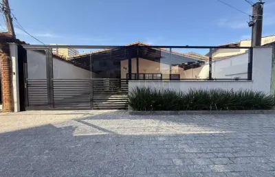 Casa geminada para venda em praia grande, vila tupi, 4 dormitórios, 1 suíte, 3 banheiros, 4 vagas