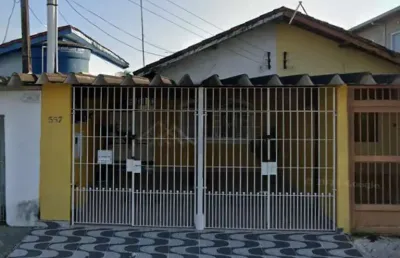 Casa geminada para venda em praia grande, vila caiçara, 2 dormitórios, 1 suíte, 1 banheiro, 2 vagas
