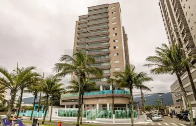 Apartamento para venda em praia grande, jardim real, 2 dormitórios, 1 suíte, 1 banheiro, 1 vaga