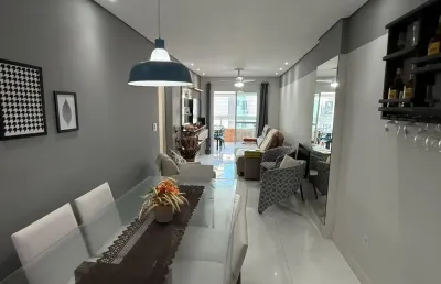 Maravilhoso apartamento 02 dormitórios, semi mobiliado,  andar alto com 02 vagas de garagem,  na vila guilhermina!!