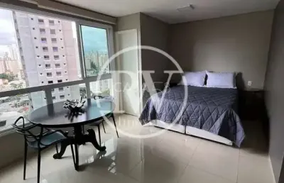 Apartamento tipo estúdio à venda – 34m² – andar alto – mobiliado – setor bueno