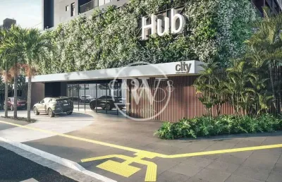 Apartamento moderno à venda no setor bueno, hub compact life 1 suíte 51m²