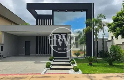 Casa de alto padrão à venda em condomínio fechado, ágio r$ 970 mil + parcelas