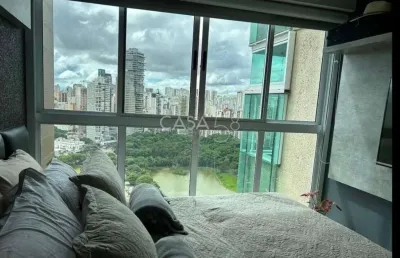 Flat mobiliado à venda – 43m² | frente ao parque vaca brava | alto padrão |