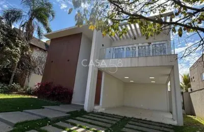 Sobrado de luxo à venda no alphaville araguaia - 5 suites - 2 lavabos - 403m²