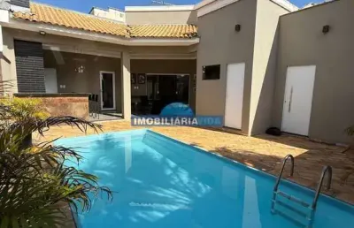 Casa em condomínio fechado com 3 quartos à venda no conjunto habitacional doutor antônio villela silva, araçatuba  por r$ 850.000