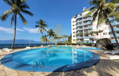 Cobertura mobiliada pé na areia na martim de sá – caraguatatuba