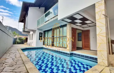 Casa assobradada 4 suítes à venda no estrela d&apos;alva – caraguatatuba/sp