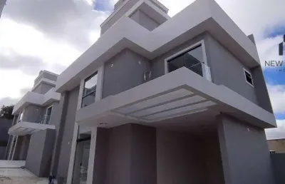 Sobrados novos,  3 dormitórios à venda, 140 m² - xaxim