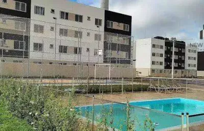 Apartamento 2 dormitórios à venda, 40 m² - jardim itaqui - campo largo/pr