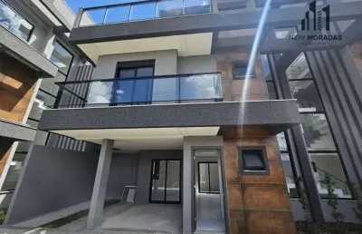 Sobrados novos, 3 dormitórios à venda, 138 m² - boqueirão