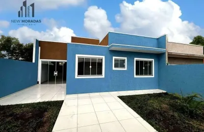 Casa com 3 dormitórios à venda, 69 m² por r$ 320.000 - veneza - fazenda rio grande/pr