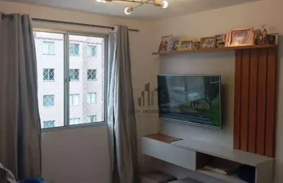 Apartamento mobiliado com 02 dormitórios e 01 suíte à venda, com 47m² - capão raso - curitiba/pr