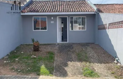 Casa com 2 dormitórios à venda, 102 m²- estados - fazenda rio grande/pr