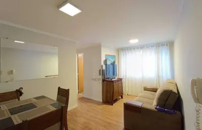 Cervantes, apartamento 2 quartos à venda, 45 m² - capão raso - curitiba