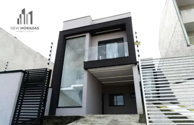 Sobrados novos, 3 quartos à venda, 110 m²- xaxim - curitiba