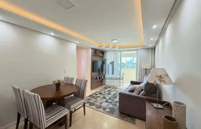 Oportunidade, apartamento 2 quartos, sacada c churrasqueira à venda, 58 m² - novo mundo, capão raso