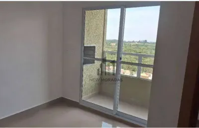 Apartamento 2 quartos, sacada c churrasqueira à venda, 44 m²- cidade industrial