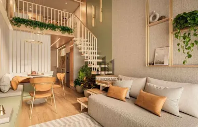 Loft com 1 dormitório à venda, 20 m² por r$ 379.000 - agua verde - curitiba/pr