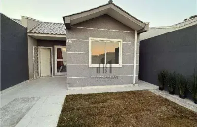 Casa com 2 dormitórios à venda, 64 m² por r$ 320.000 - iguaçu - fazenda rio grande/pr