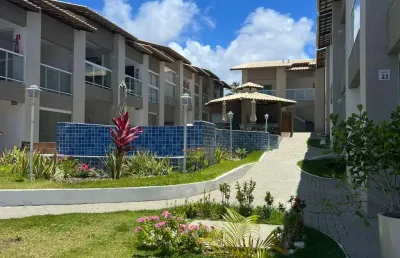 Village em imbassay, duas suítes em condomínio fechado - 600m da paria