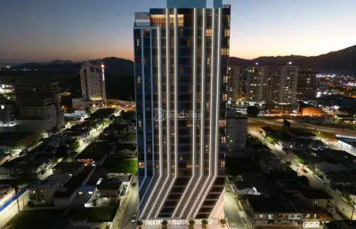 Flats c/ serviços essenciais e lazer completo , meia praia, itapema - sc