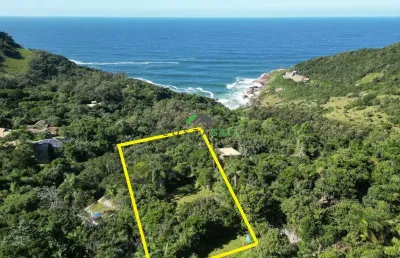 Terreno vista mar a venda na praia da ferrugem - garopaba-sc